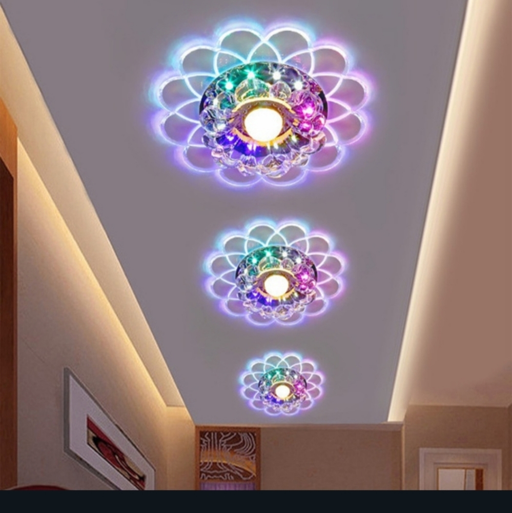 Crystal LED Ceiling Chandelier 5W Multicol…